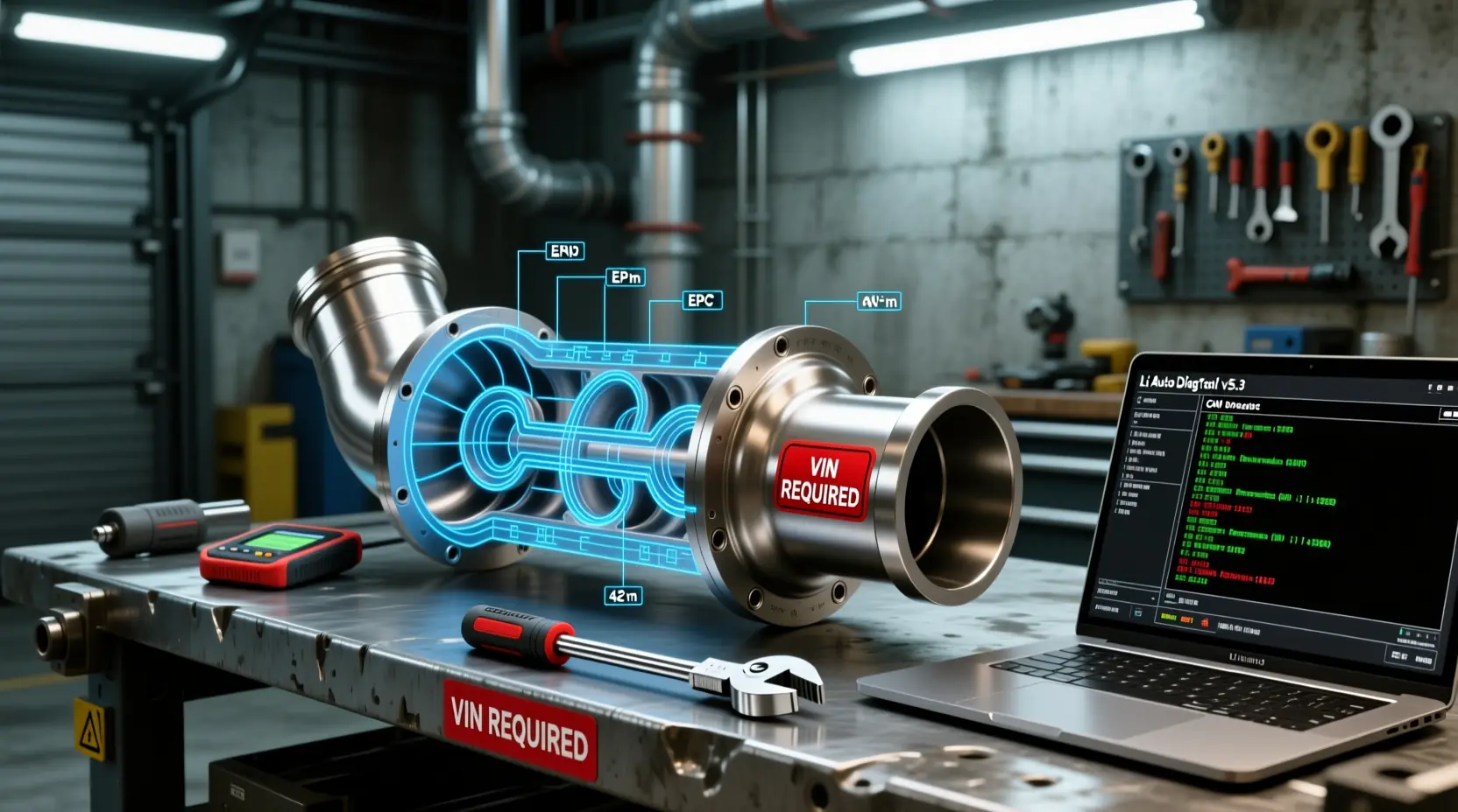 Li Auto L7/L8/L9/MEGA Exhaust Manifolds & Catalytic Converters: The Unfiltered Truth (VIN-Exact, EPC-Verified, CAN-Compliant)